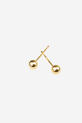 Andcopenhagen Jewelry - Örhängen studs - 18 karat guldpläterat 925 sterlingsilver - Liten rock