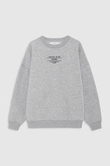 Anine Bing - Sweatshirt - Heather Grey - Miles Sweatshirt Studio