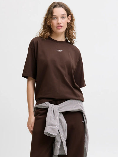 JJXX - T-shirt - Brun - Studio