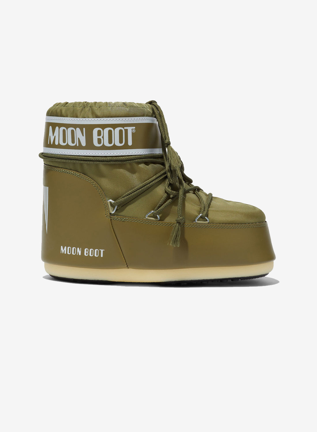 Moon Boot Icon Low Nylon Khaki (Bemærk preorder lev uge 5/6)