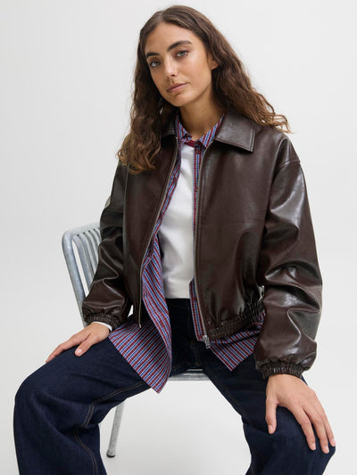 JJXX - Jacket - Seal Brown - Jody Shiny