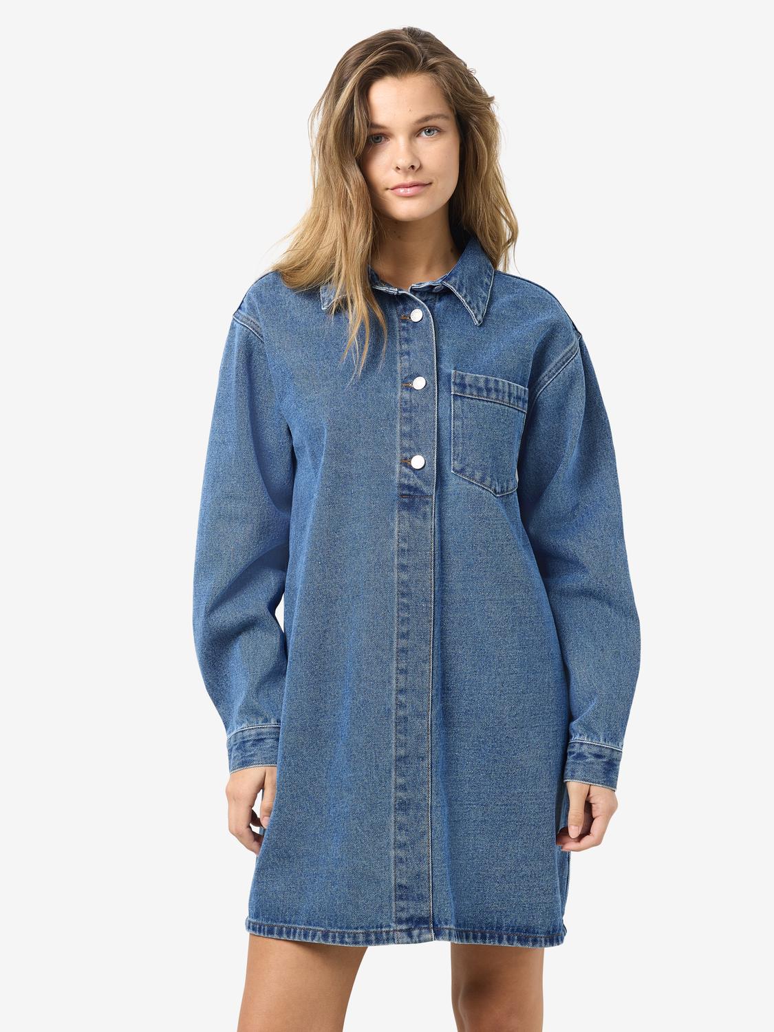 Noisy May - Denim kjole - Blue denim - Delilah