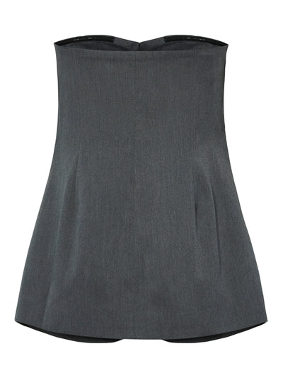 Pieces - Tube top - Grey melange - Odette