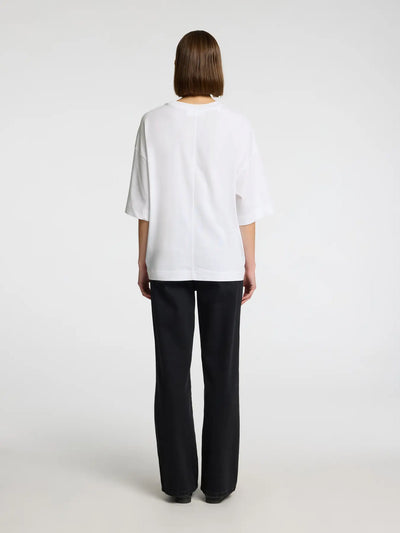 Selected Femme - T-shirt - Oversized Hvid - Colwoman