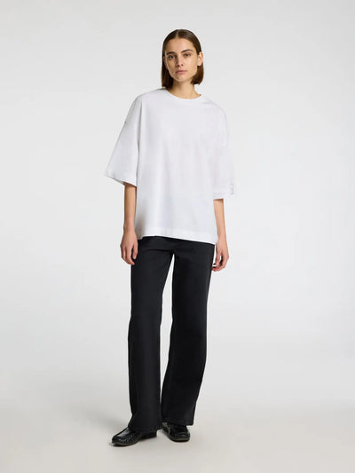 Selected Femme - T-shirt - Oversized Hvid - Colwoman