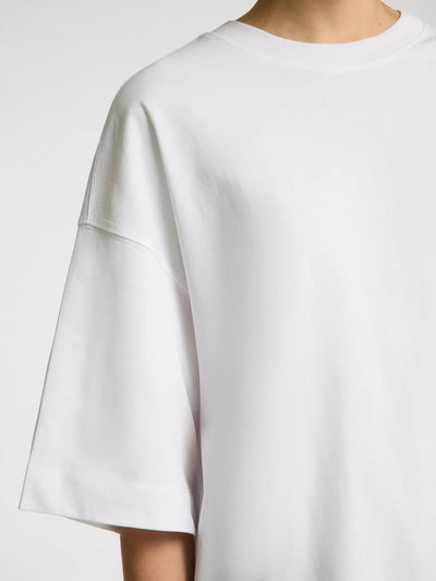 Selected Femme - T-shirt - Oversized Hvid - Colwoman