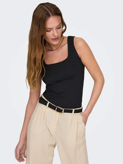Ea Two Way Strap Top - White
