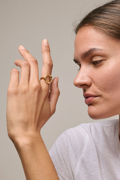 Enamal - Ring - Gold - Miriam