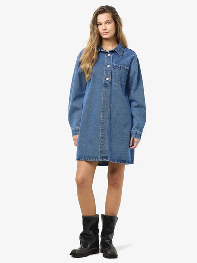 Noisy May - Denim kjole - Blue denim - Delilah