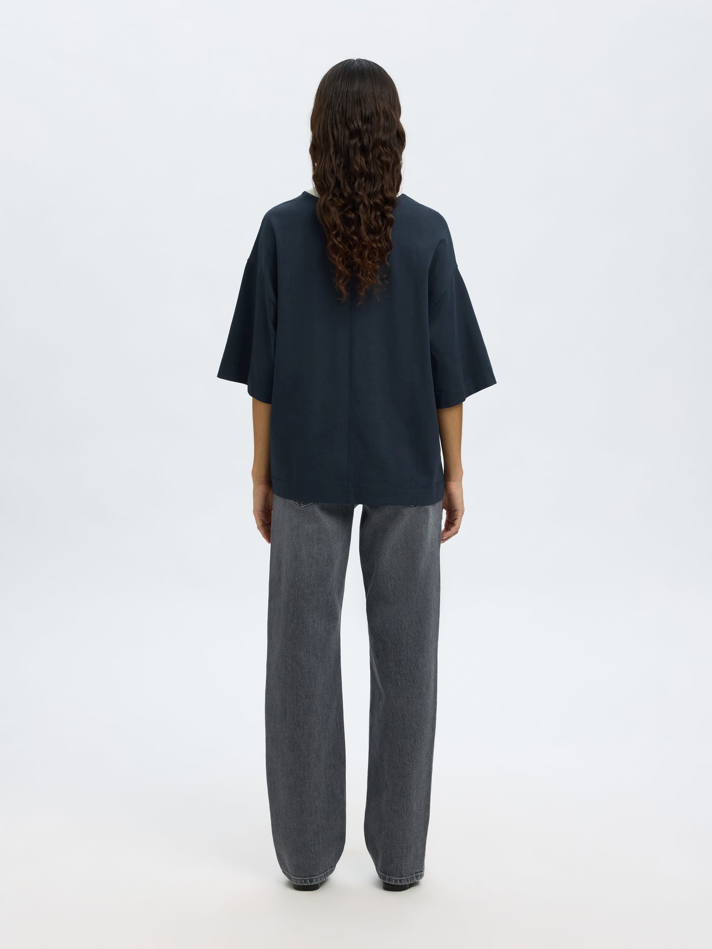 Selected Femme - T-shirt - Dark Sapphire - Colwoman