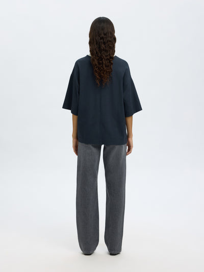 Selected Femme - T-shirt - Dark Sapphire - Colwoman