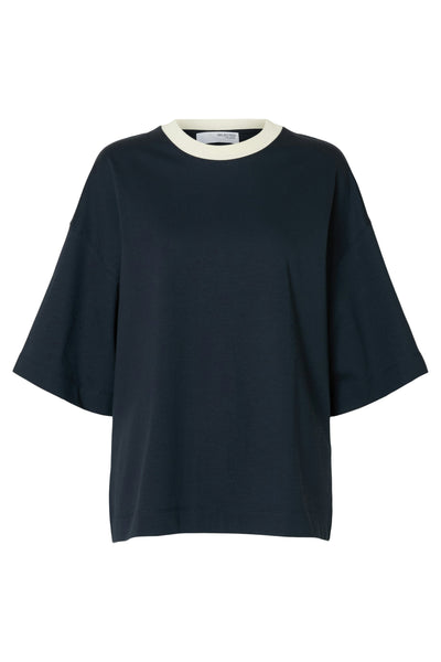 Selected Femme - T-shirt - Dark Sapphire - Colwoman