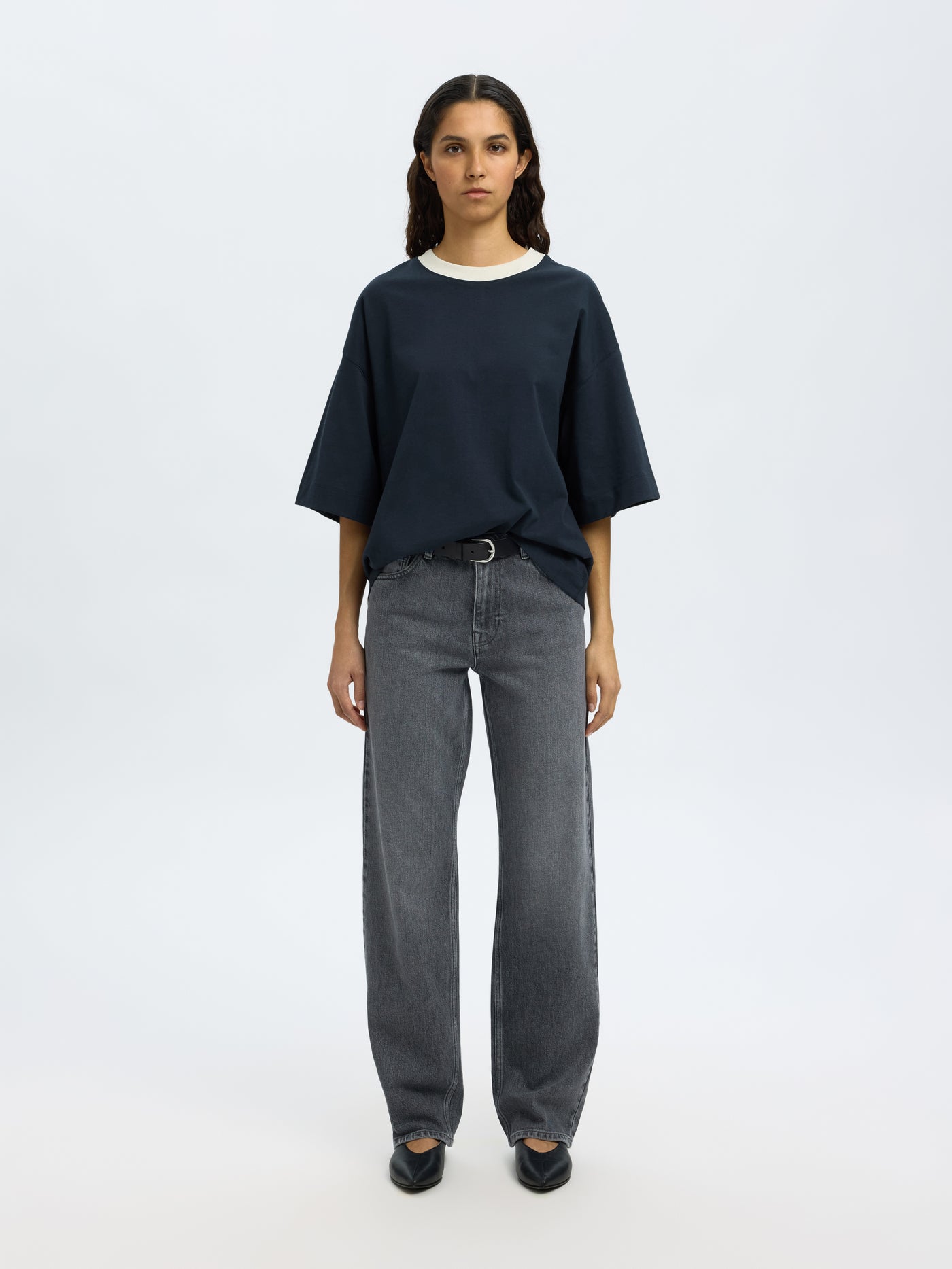 Selected Femme - T-shirt - Dark Sapphire - Colwoman
