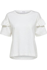 Selected Femme - T-shirt - White - Rylie