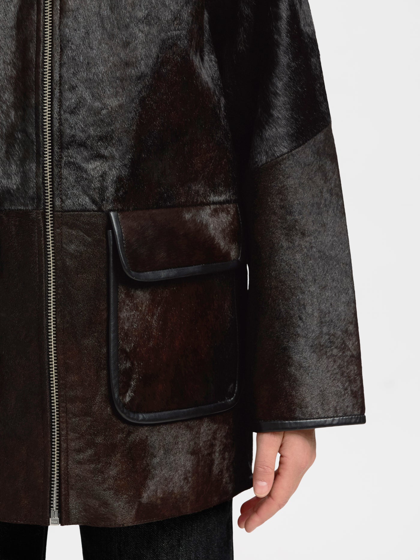 Selected Femme - Leather jacket - Delicioso Black - Karla