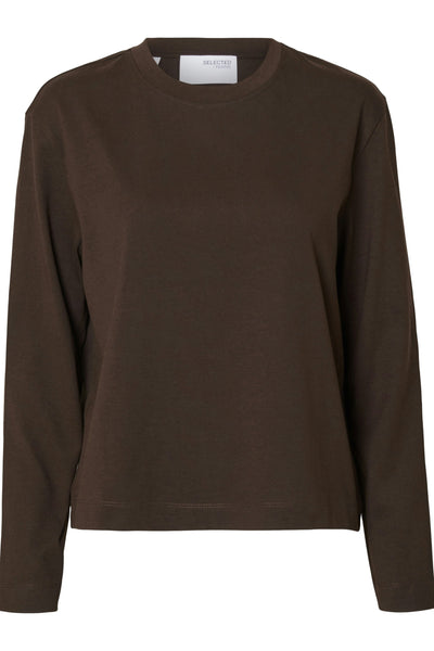 Selected Femme - Blouse - Delicioso - Essential Boxy LS