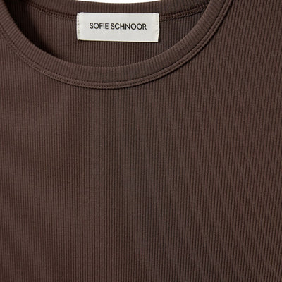 Sofie Schnoor - Langærmet viskose bluse - Brown - Petricia