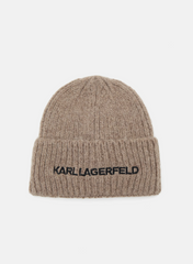 Karl Lagerfeld - Beanie - Sand - ESSENTIAL BEANIE