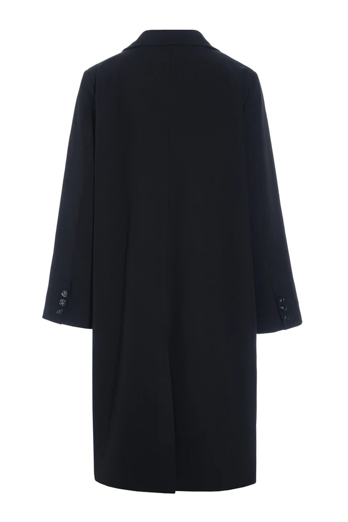 Hunkøn - Trenchcoat - Black - Sia