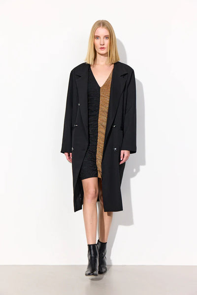 Hunkøn - Trenchcoat - Black - Sia