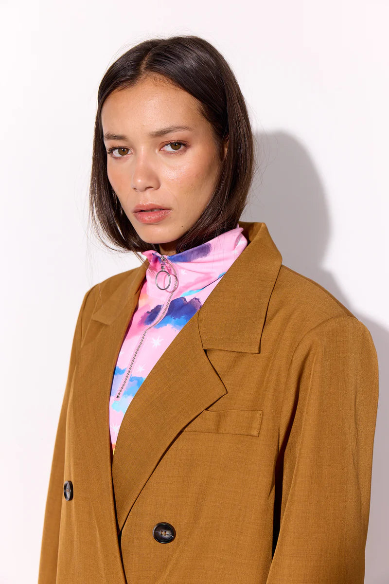Hunkøn - Trenchcoat - Brown - Sia