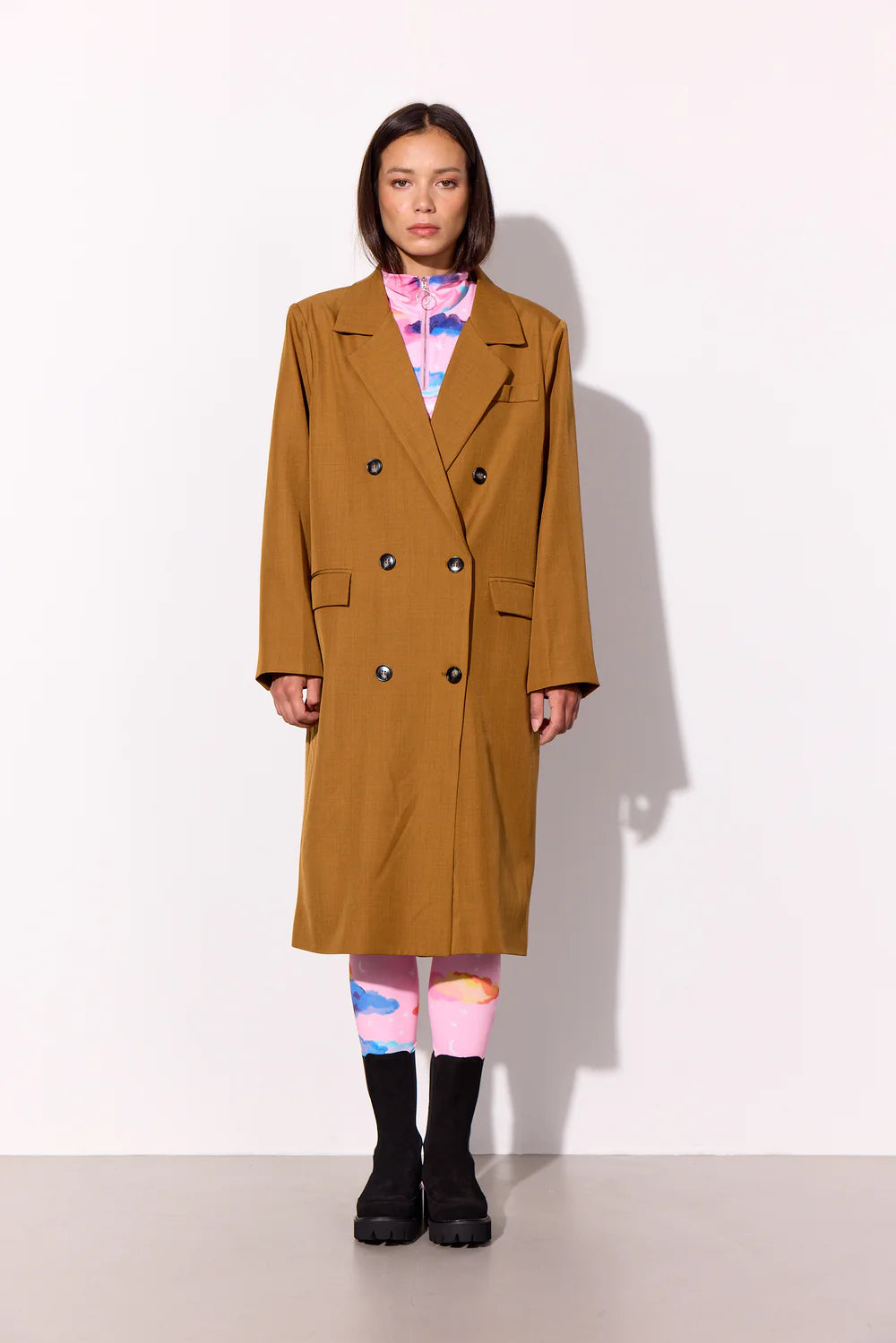 Hunkøn - Trenchcoat - Brown - Sia