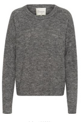 Pullover strik - Dark grey - 05 The knit pullover - MY ESSENTIAL WARDROBE