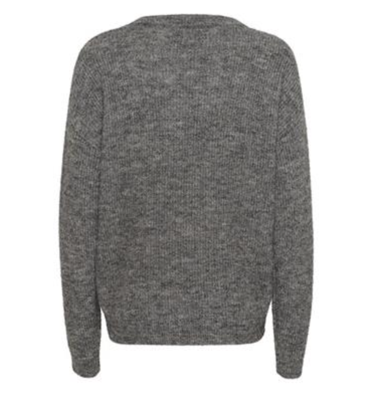 Pullover strik - Dark grey - 05 The knit pullover - MY ESSENTIAL WARDROBE