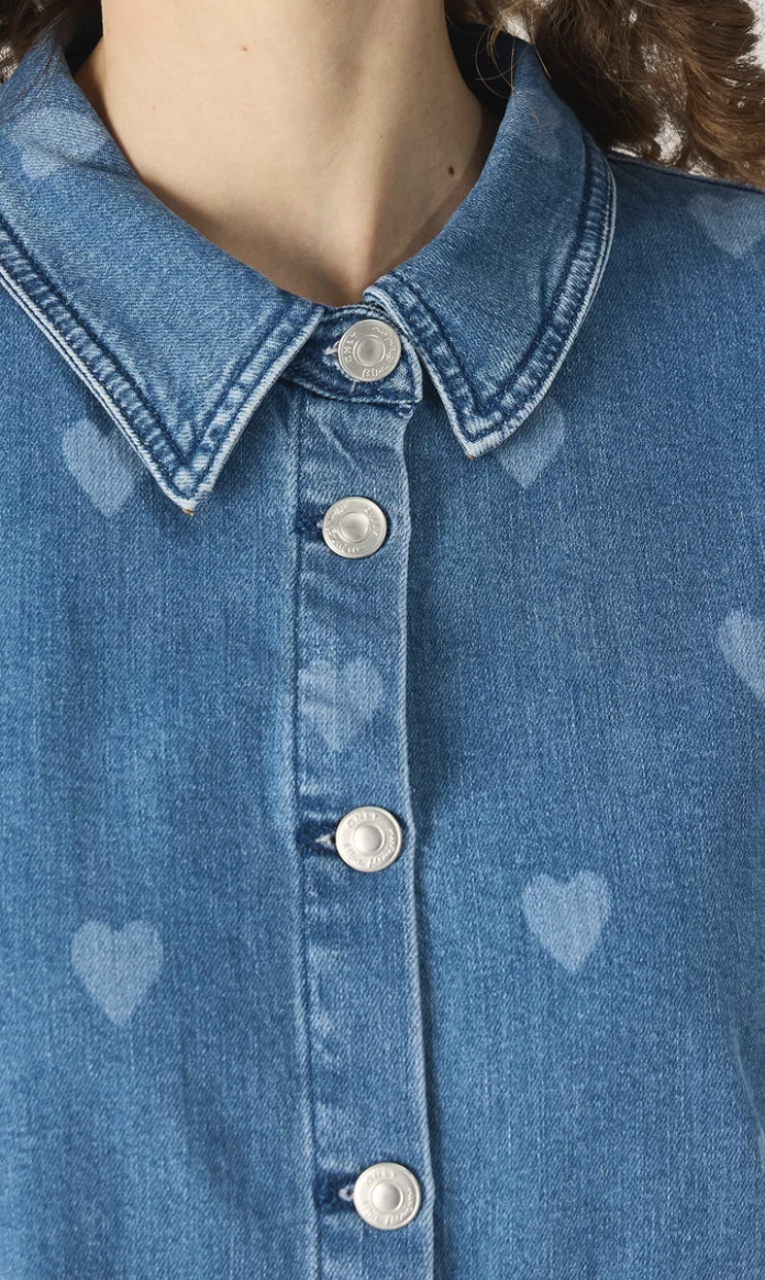 Denim dress - Hearts - Alma - Only