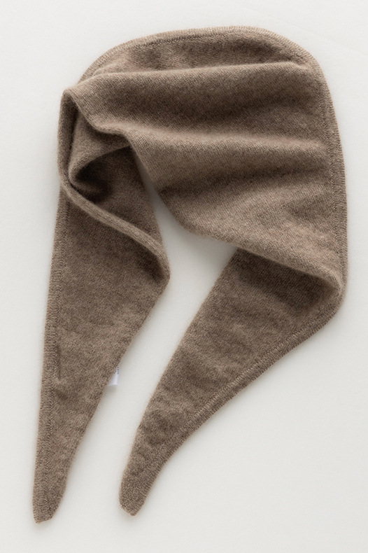 Andcopenhagen - Cashmere trinity mini scarf - 100% Cashmere - Dark coffee