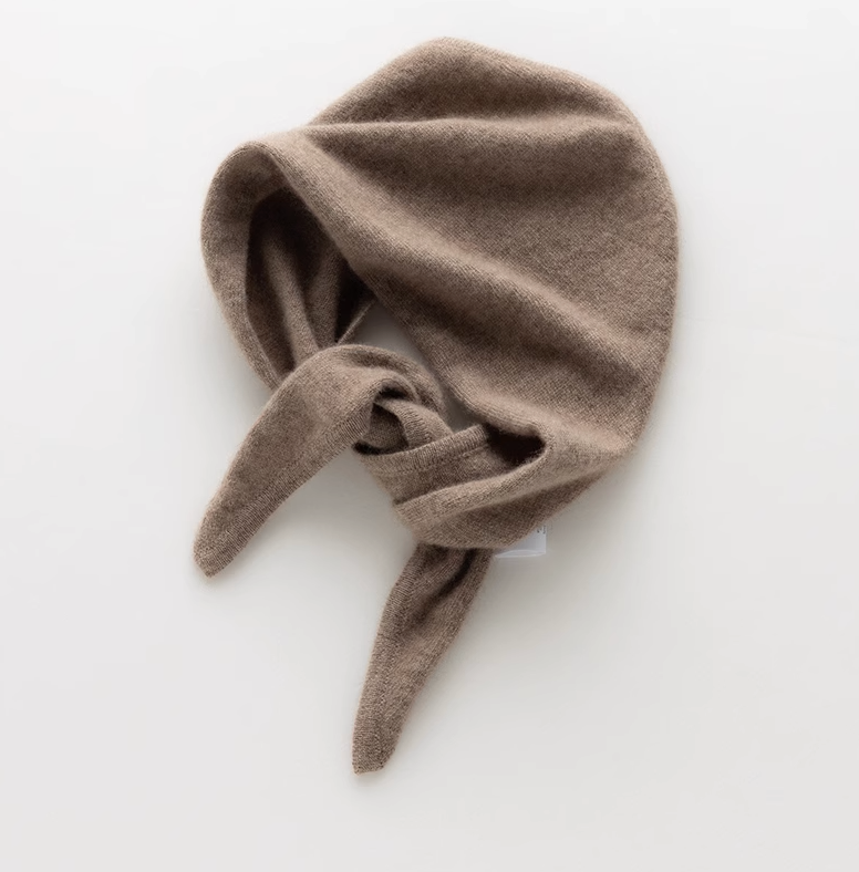 Andcopenhagen - Cashmere trinity mini scarf - 100% Cashmere - Dark coffee