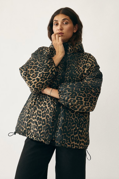 Global Funk - Oversize Winter Jacket - Leopard - Nora-G