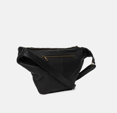 Re:Designed - Crossbody taske - Sort læder - Merla Urban