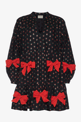 Sissel Edelbo - Kjole - Bow dress W. red roses - sss