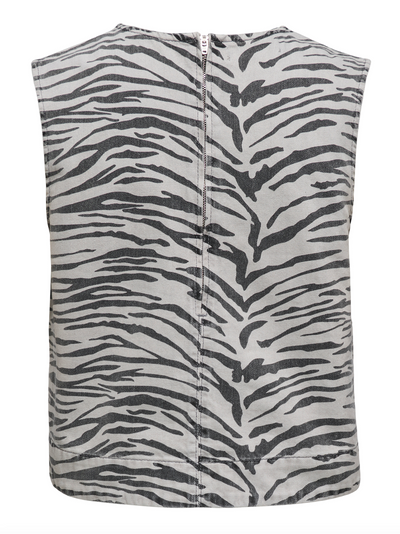 Only - Denim top - Zebra - Dorsi