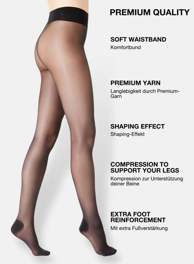 Saint Sass - Nylon strømpebukser - Troublemaker -  sss