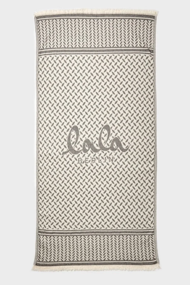 Lala Berlin - Beach blanket - Black/White - Benice