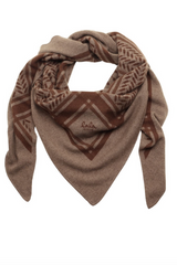 LALA BERLIN - Cashmere scarf - Trinity classic M - City middlegrey melange grey