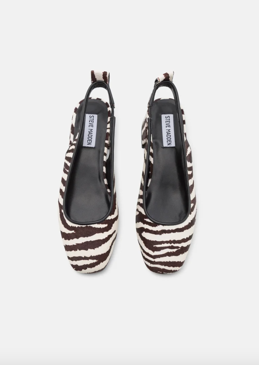 Steve Madden - Højhælet sandal - Zebra - Smitten