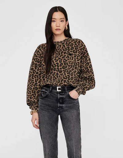 Anine Bing - Sweatshirt - Leopard - Miles