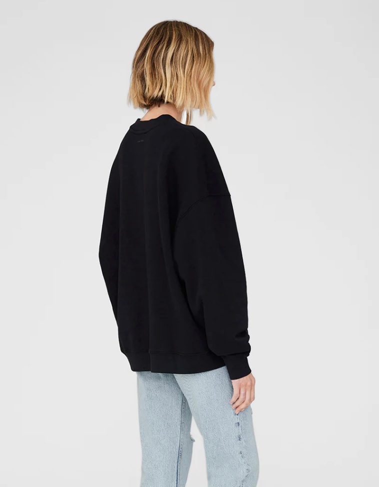 Anine Bing - Sweatshirt - Black - Miles Letterman