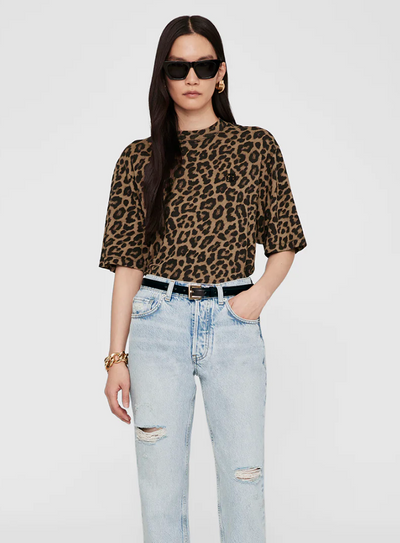 Anine Bing - T-shirt - Leopard - Avi