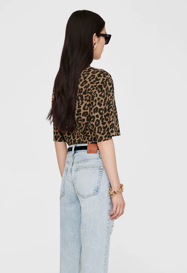 Anine Bing - T-shirt - Leopard - Avi