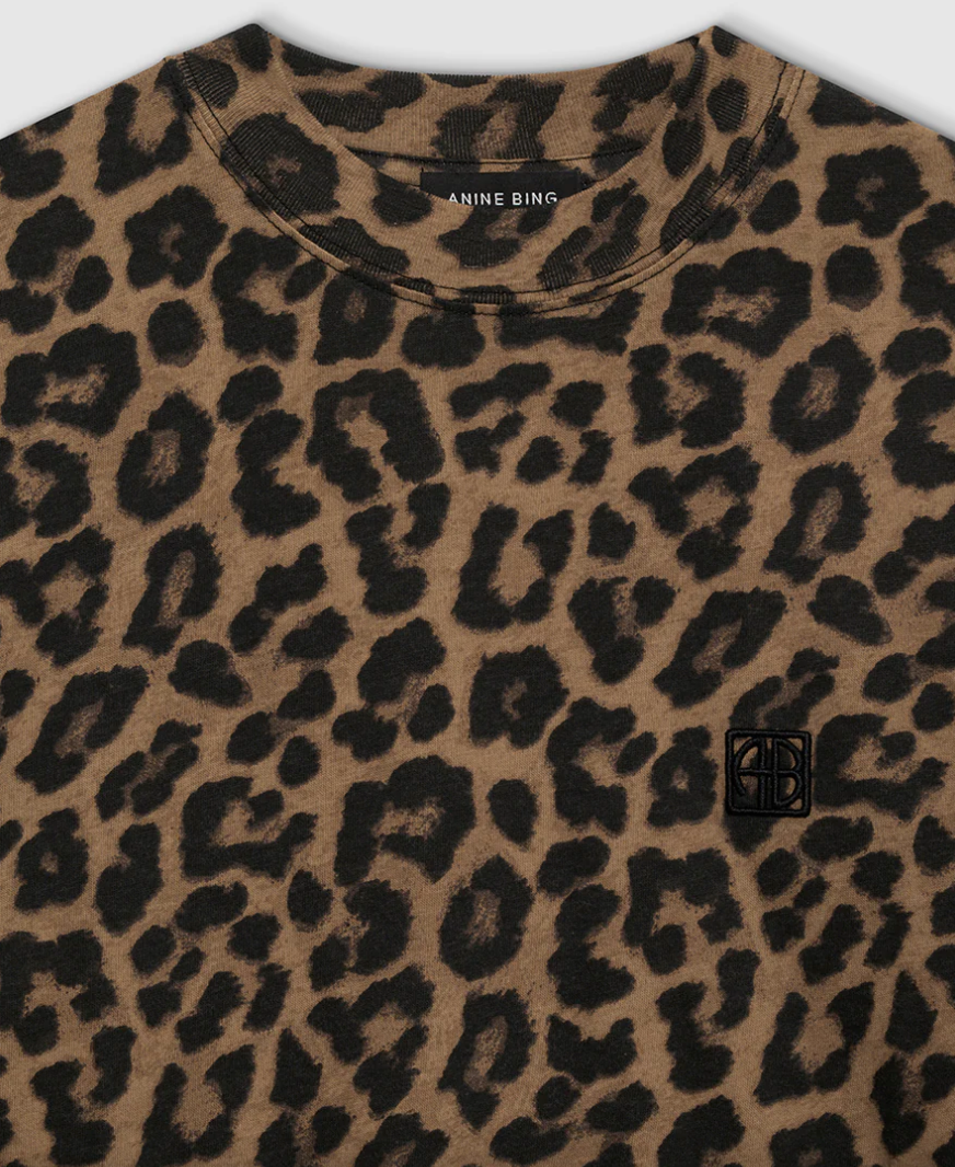 Anine Bing - T-shirt - Leopard - Avi