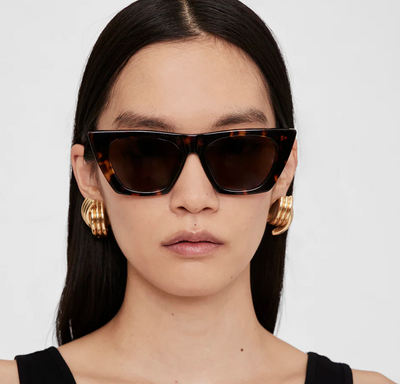 Anine Bing - Sunglasses - Dark tortoise - Paris