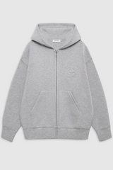 Anine Bing - Hoodie - Grey - Bond Zip Up