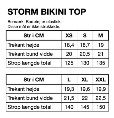 Hunkøn - Bikini top - Under the sea - Storm