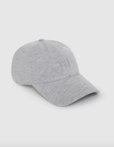 Anine Bing - Cap - Grey Monogram - Jeremy Baseball