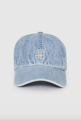Anine Bing - Cap - Washed blue Monogram - Jeremy Baseball