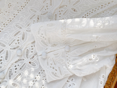 Sassy Copenhagen - Shirt - White embroidery anglaise - Mille